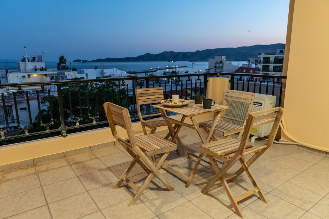 John'S Apartments Каристос Экстерьер фото
