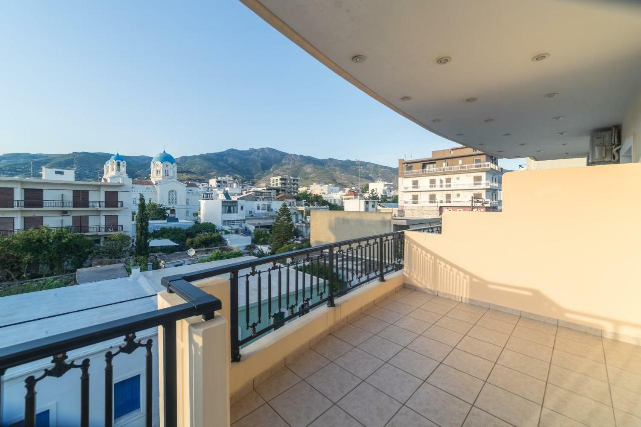 John'S Apartments Каристос Экстерьер фото